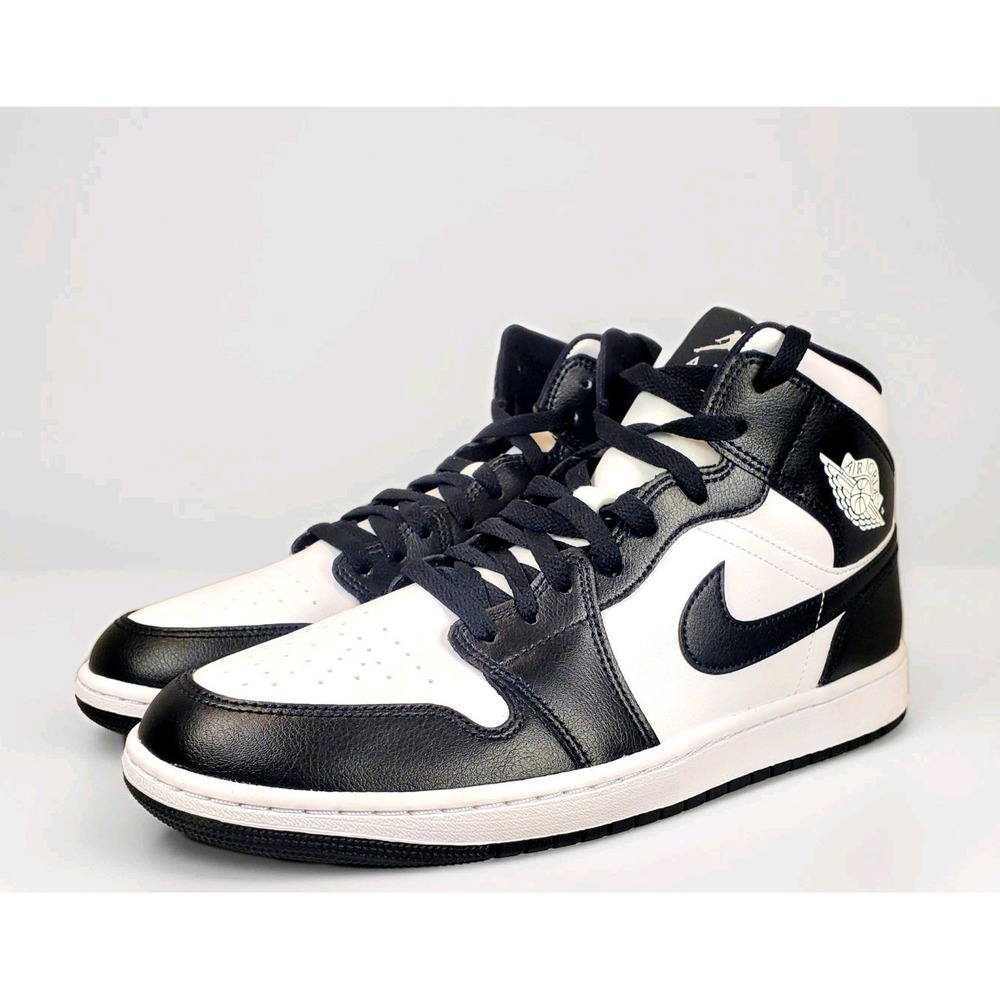 Nike Air Jordan 1  OG Mid Panda Black White Mens 10.5 Womens 12 DV0991-101‎ New
